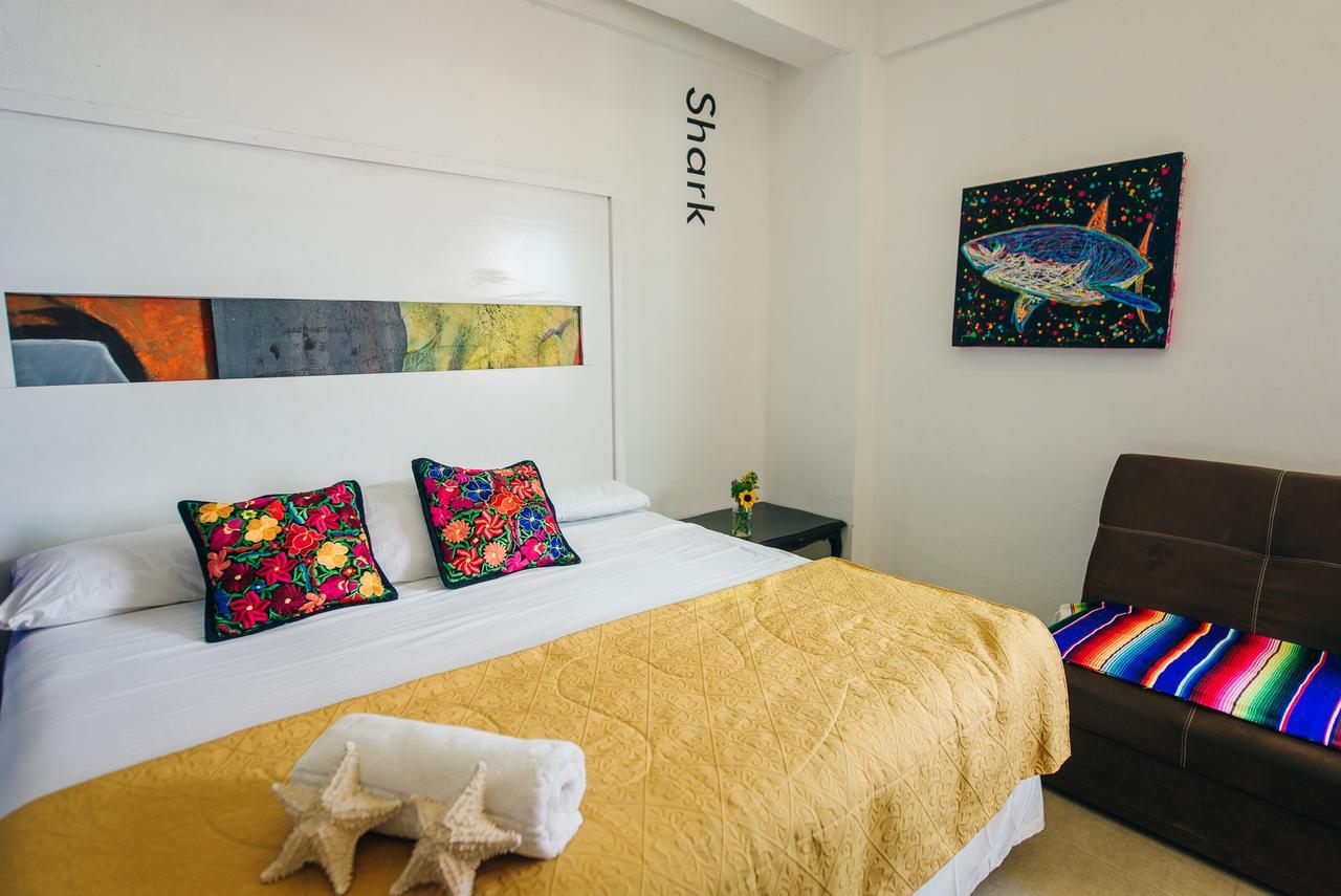 The Mermaid Hostel Beach (Adults Only) แคนคูน ภายนอก รูปภาพ