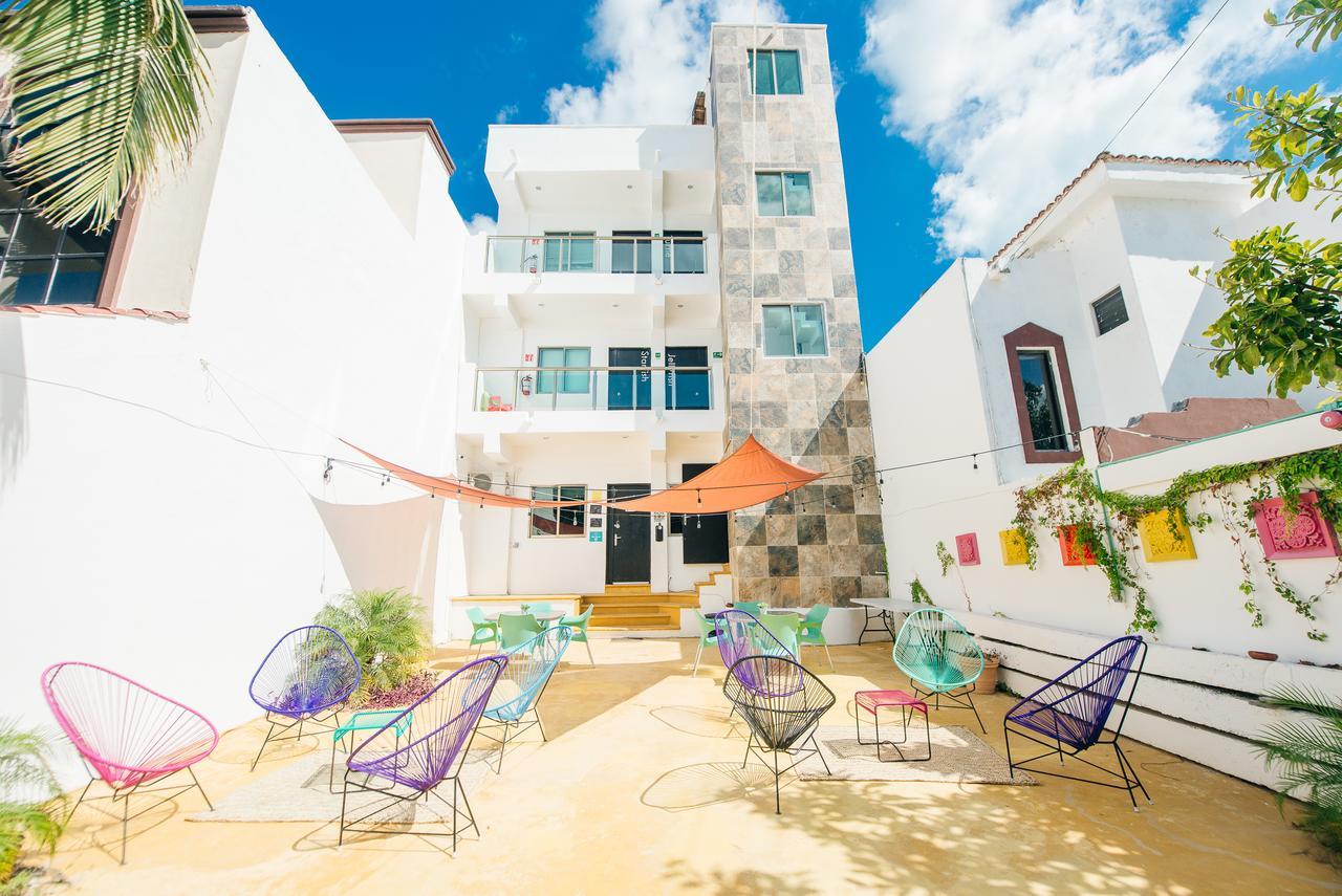 The Mermaid Hostel Beach (Adults Only) แคนคูน ภายนอก รูปภาพ