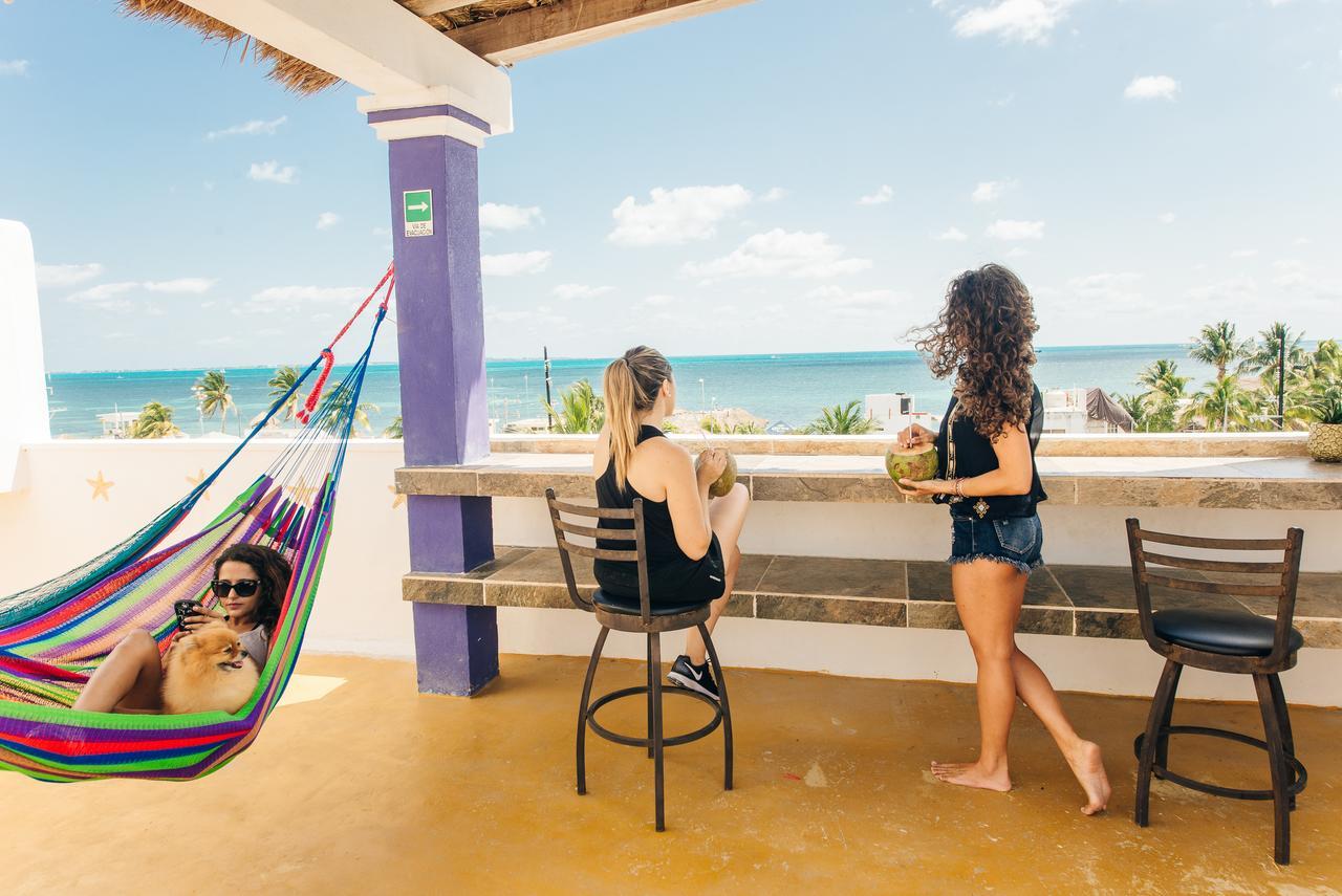 The Mermaid Hostel Beach (Adults Only) แคนคูน ภายนอก รูปภาพ