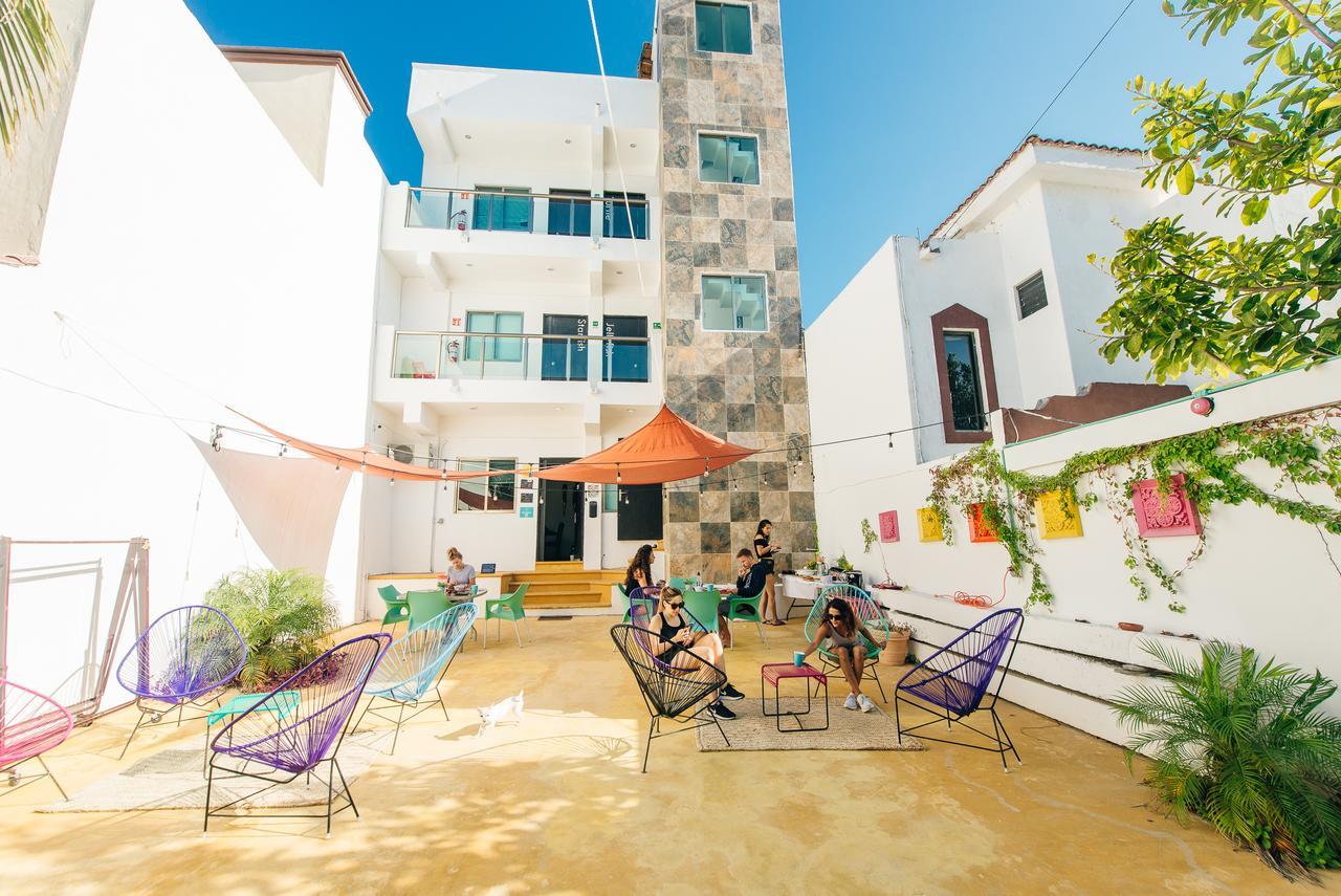 The Mermaid Hostel Beach (Adults Only) แคนคูน ภายนอก รูปภาพ